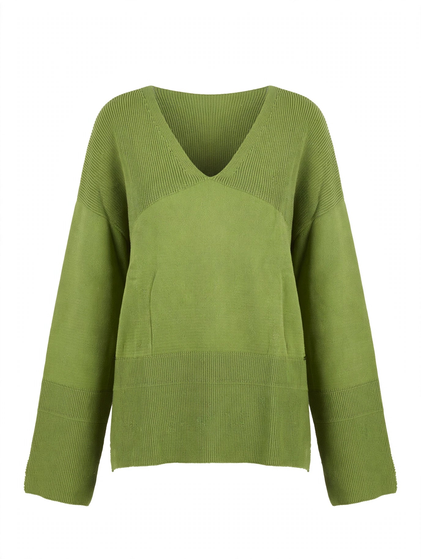 MAGLIONE OVERSIZE SCOLLO A V