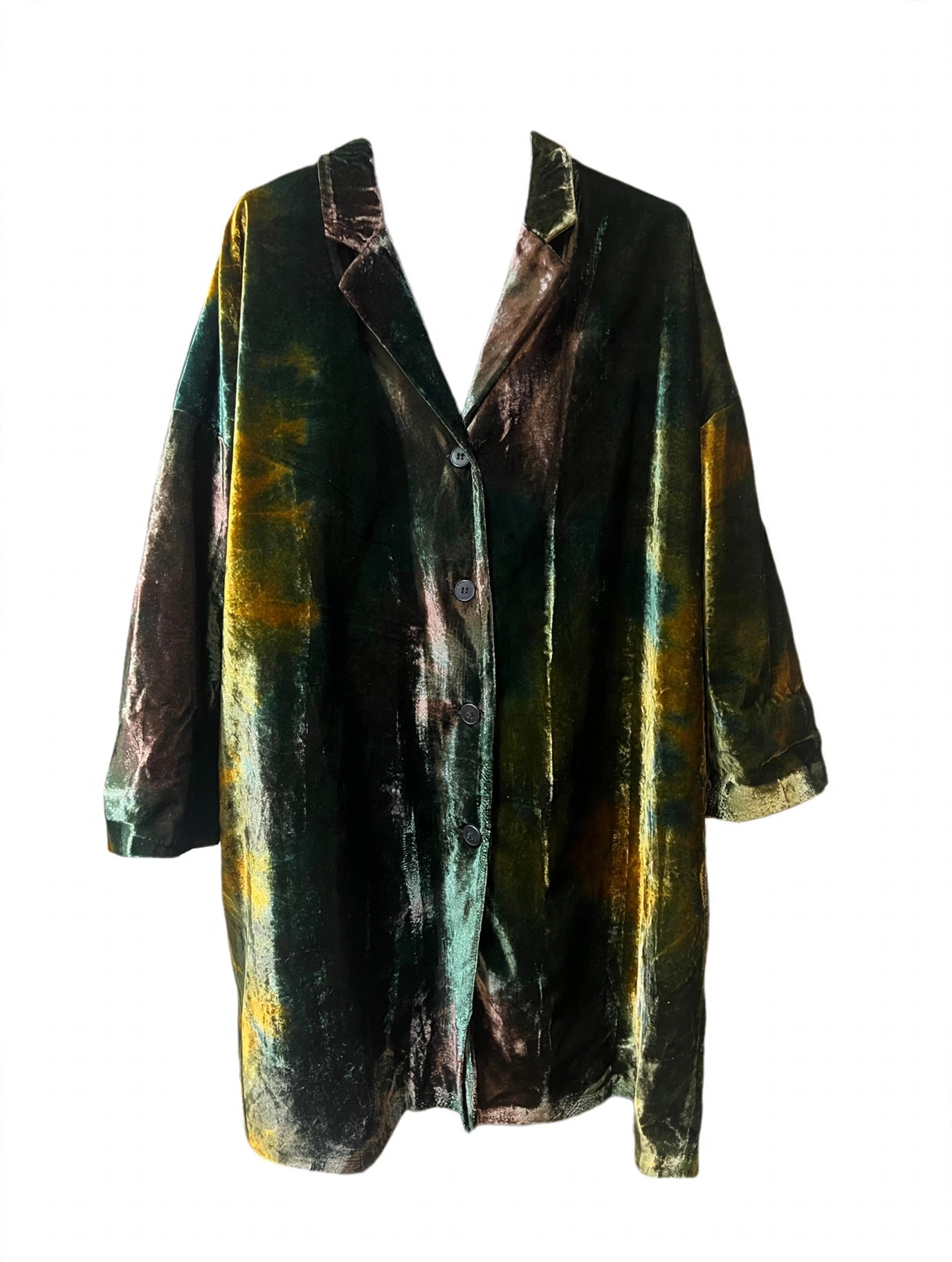 CAPPOTTO IN VELLUTO OVERSIZE