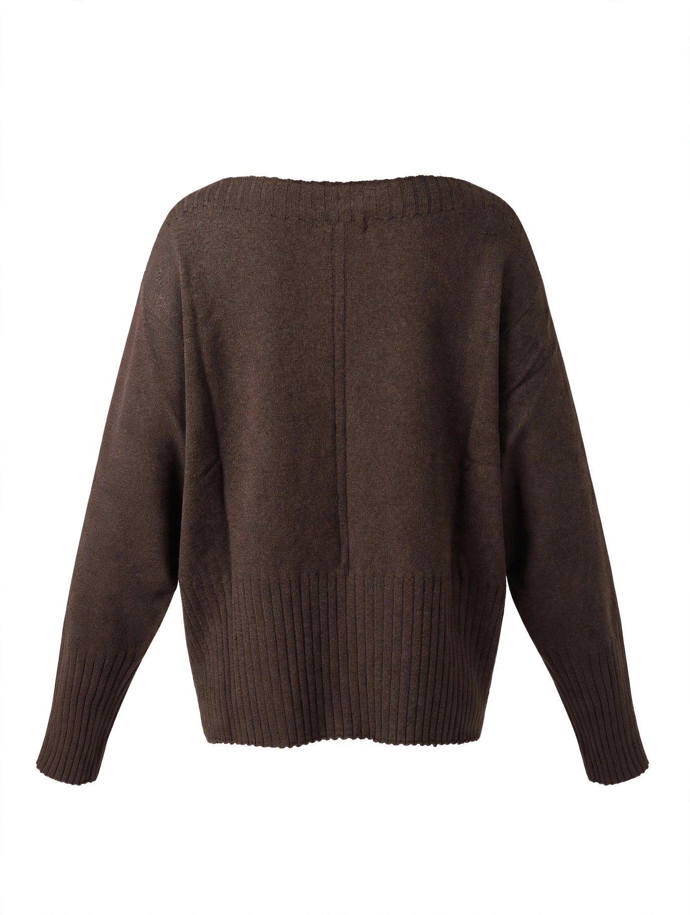 MAGLIONE OVERSIZE CON SCOLLO A BARCA