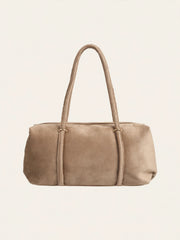 Borsa bauletto in camoscio
