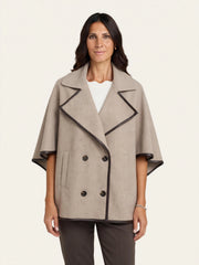 Mantella cappotto a doppiopetto