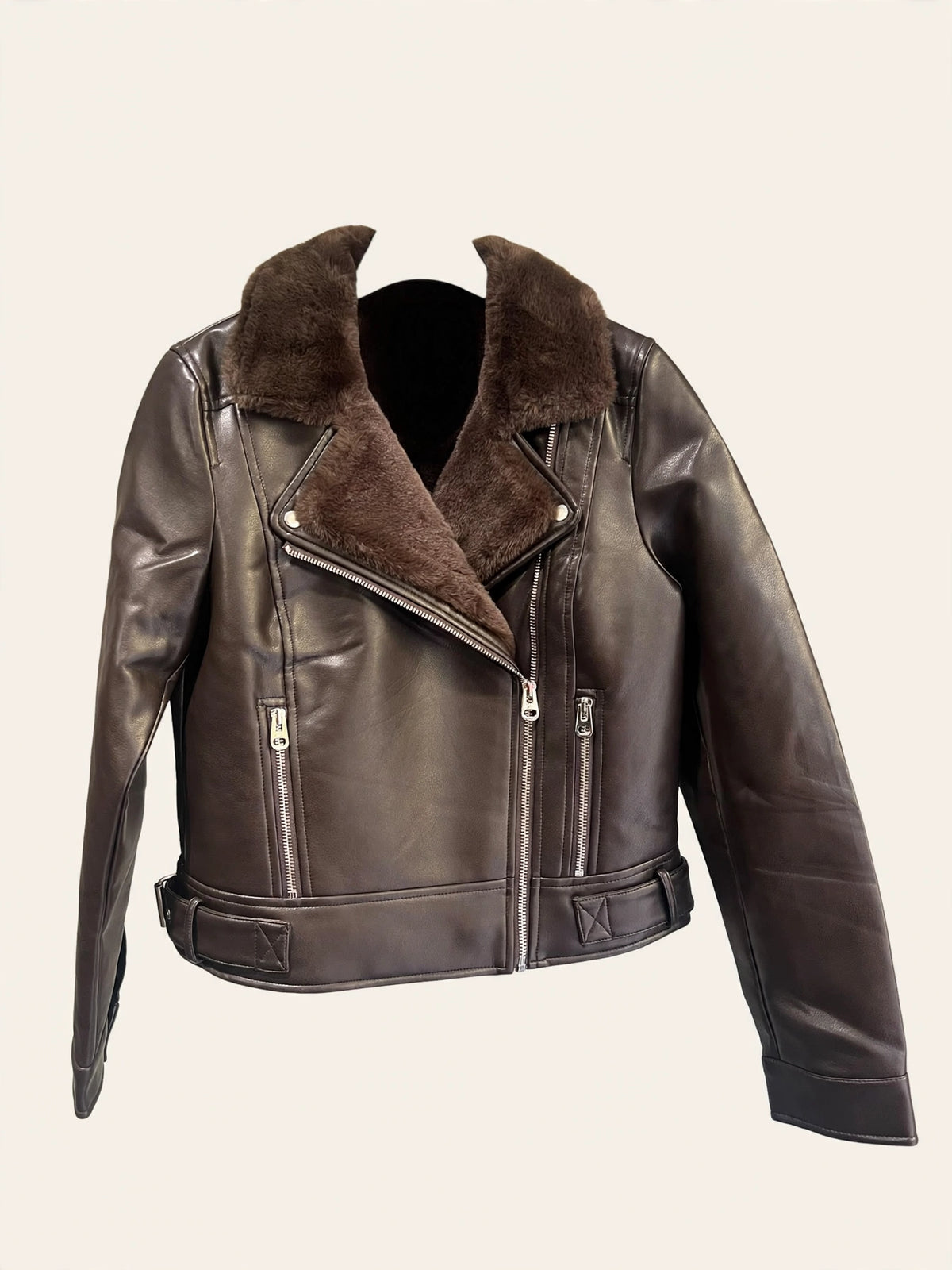 CHIODO IN ECOPELLE CON COLLO TEDDY