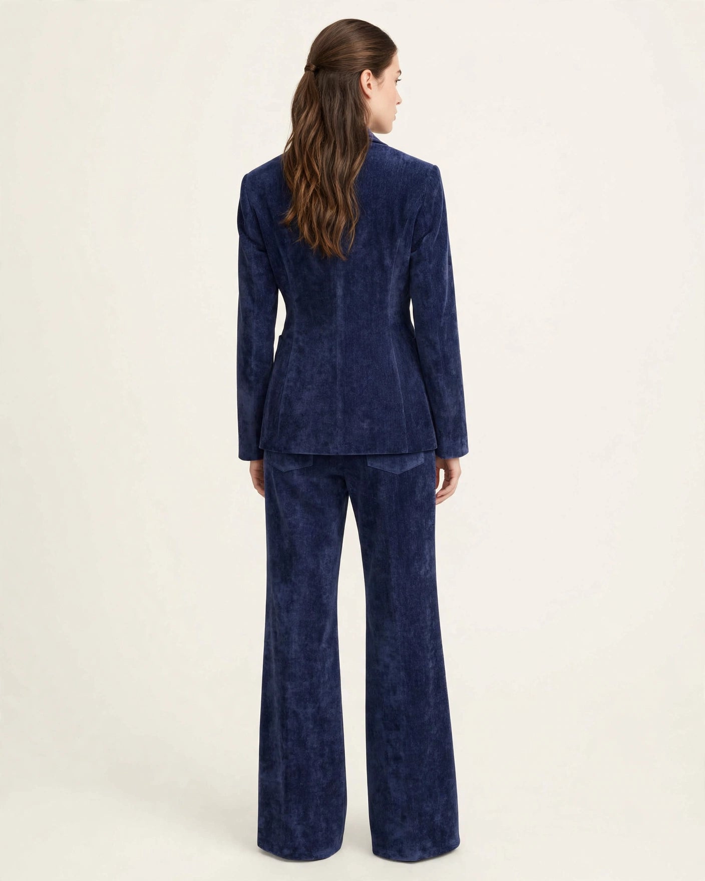 PANTALONE GAMBA DRITTA PALAZZO EFFETTO CINIGLIA