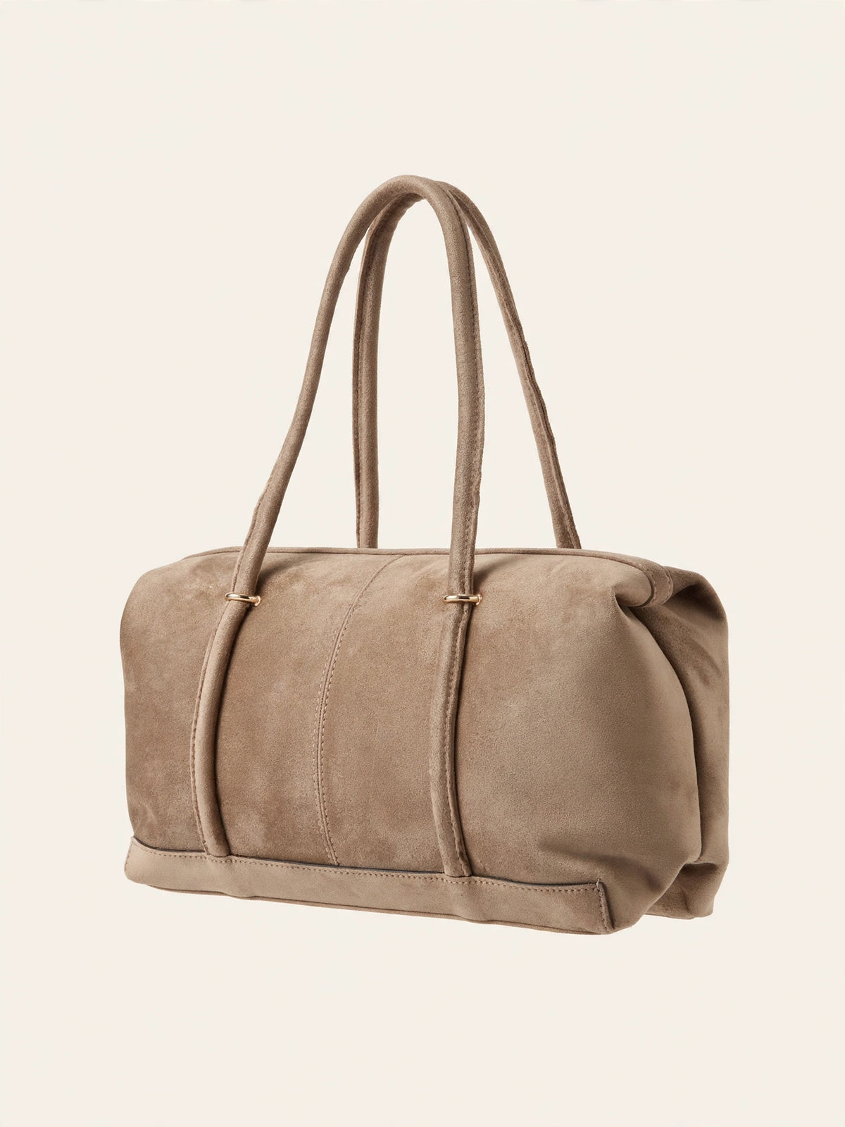 Borsa bauletto in camoscio