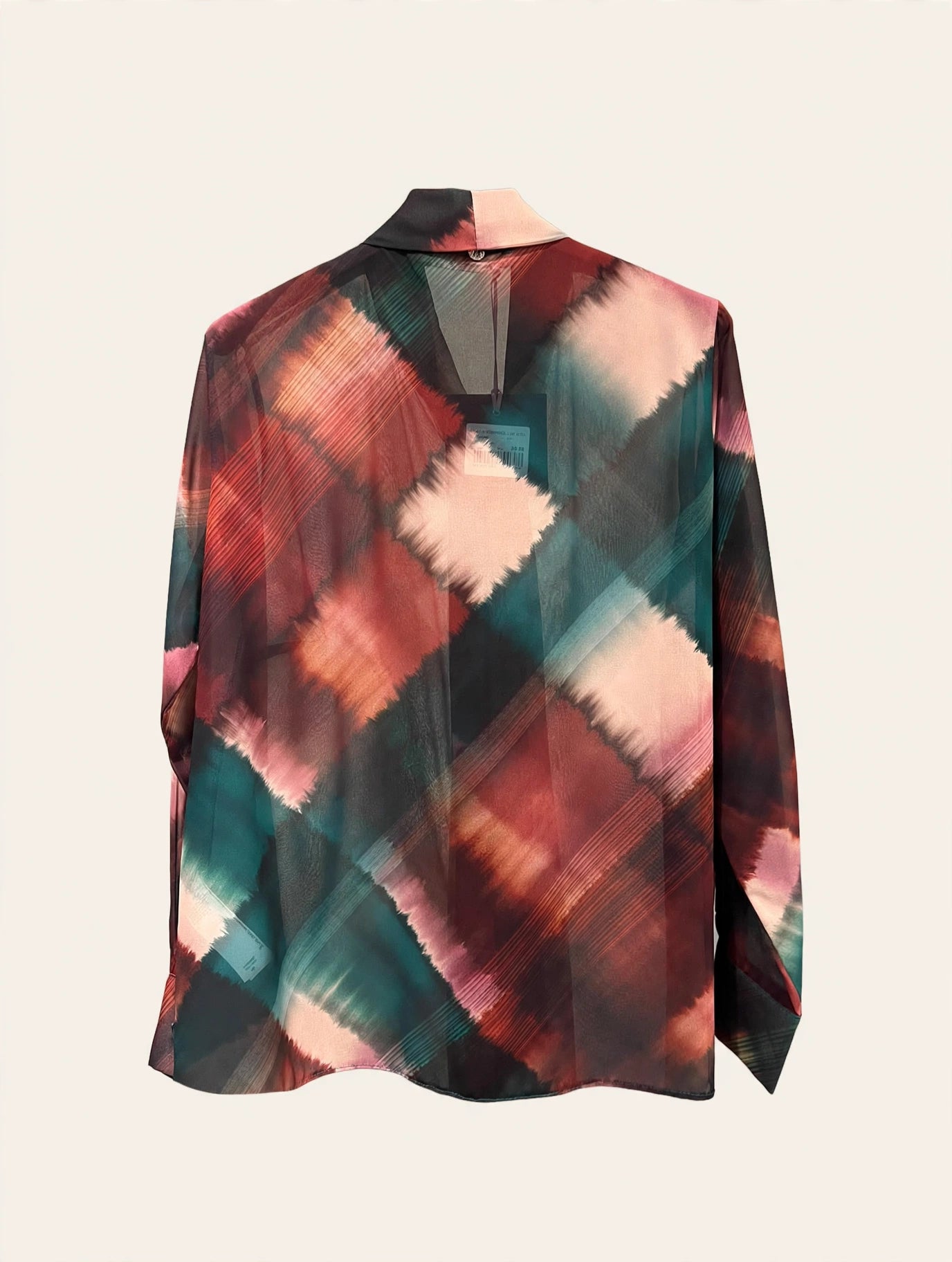 CAMICIA MULTICOLOR CON FIOCCO