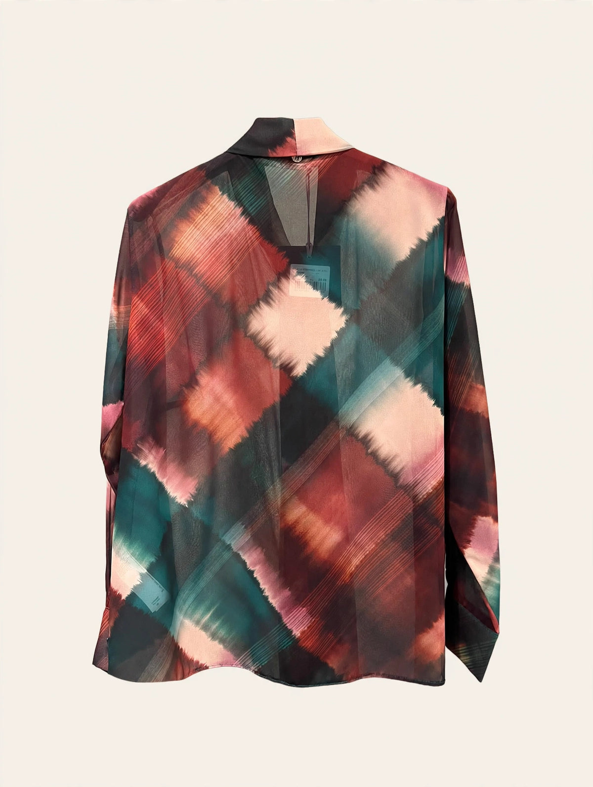 CAMICIA MULTICOLOR CON FIOCCO