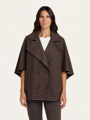 Mantella cappotto a doppiopetto