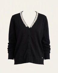 CARDIGAN CON PERLE E CRISTALLI