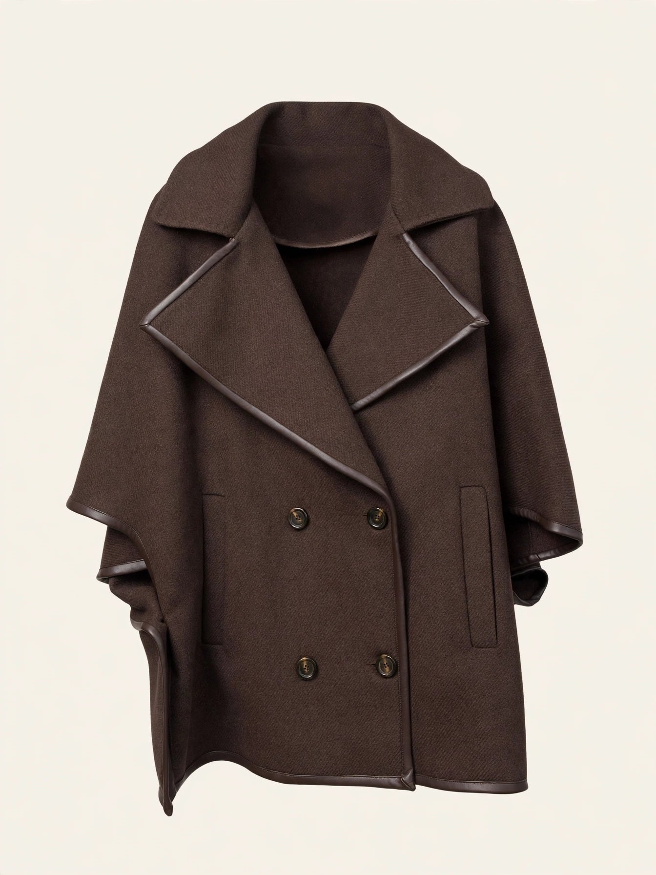 Mantella cappotto a doppiopetto
