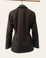 GIACCA CON PAILLETTES A DOPPIOPETTO