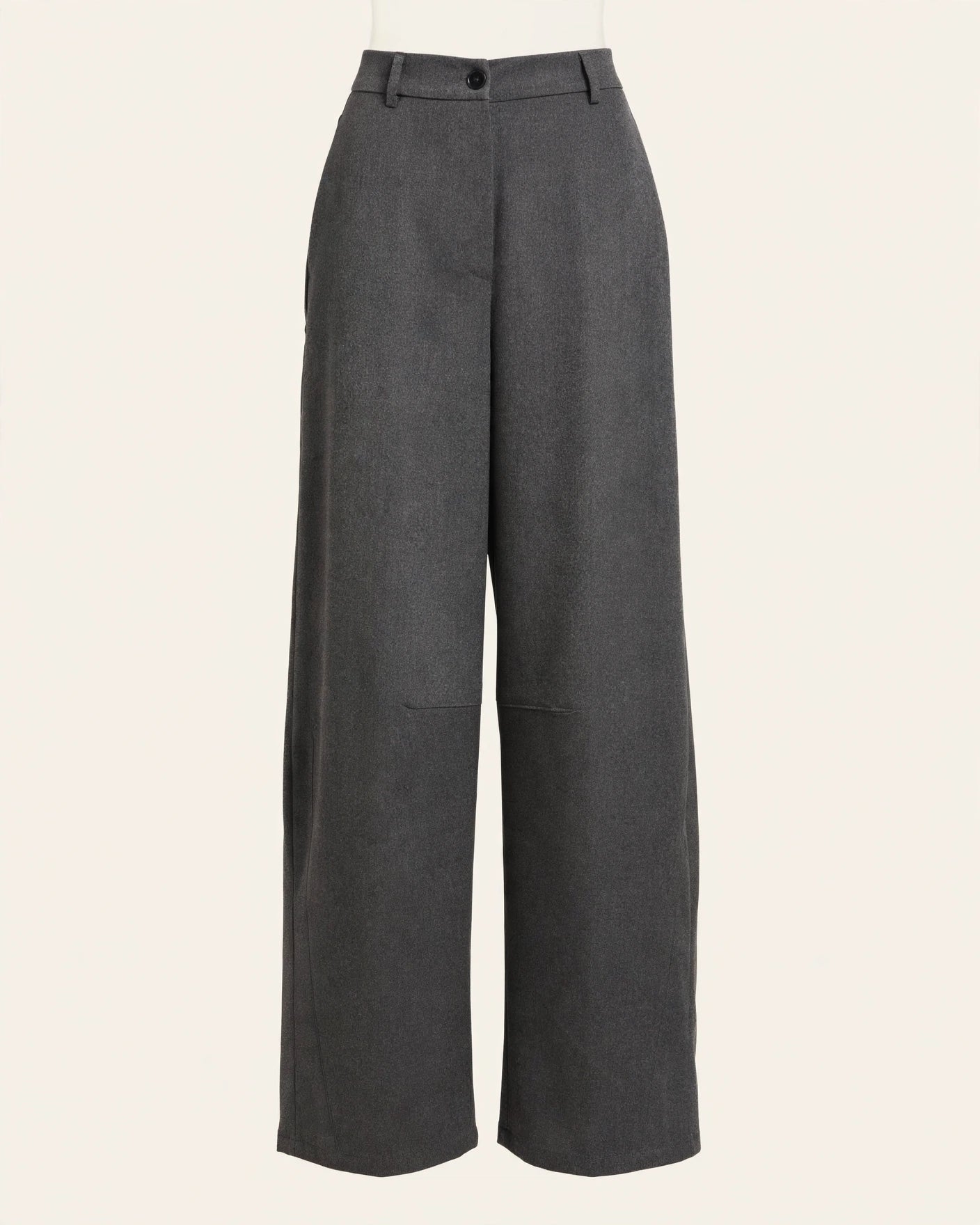PANTALONE GRIGIO GAMBA LARGA A PALAZZO