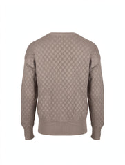 MAGLIA IN LUREX CON RICAMO PERLINE