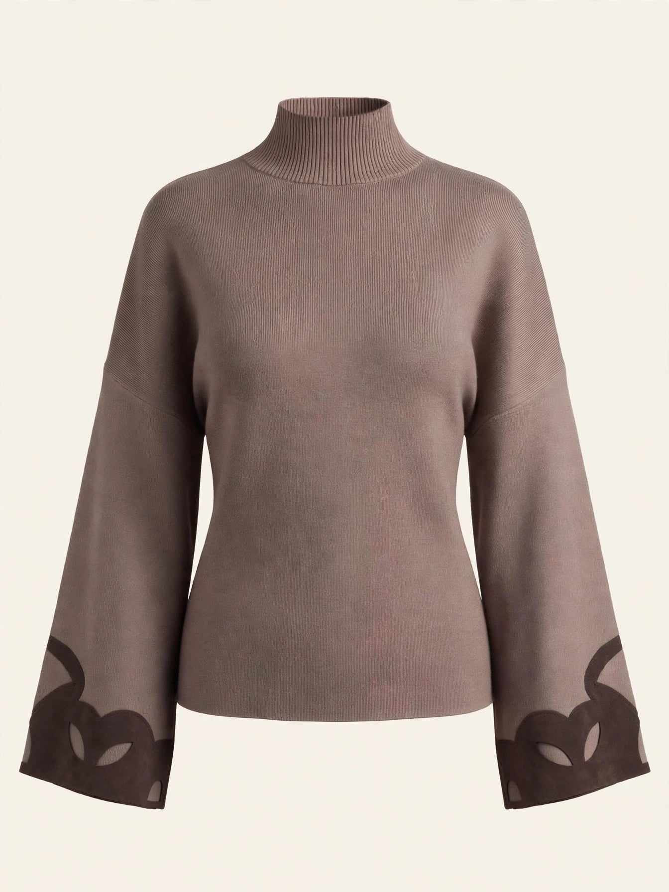 MAGLIA CON DETTAGLIO DAINETTO SULLA MANICA