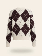 MAGLIONE A ROMBI OVERSIZE