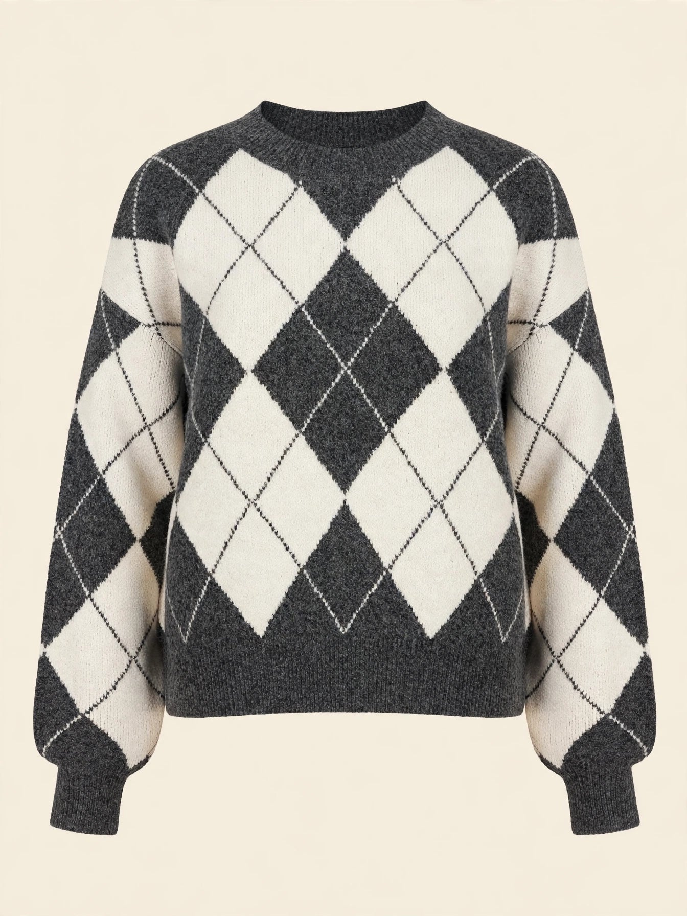 MAGLIONE A ROMBI OVERSIZE