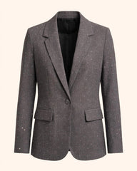 Giacca monopetto con strass