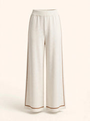 PANTALONE IN MAGLIA FANTASIA GEOMETRICA