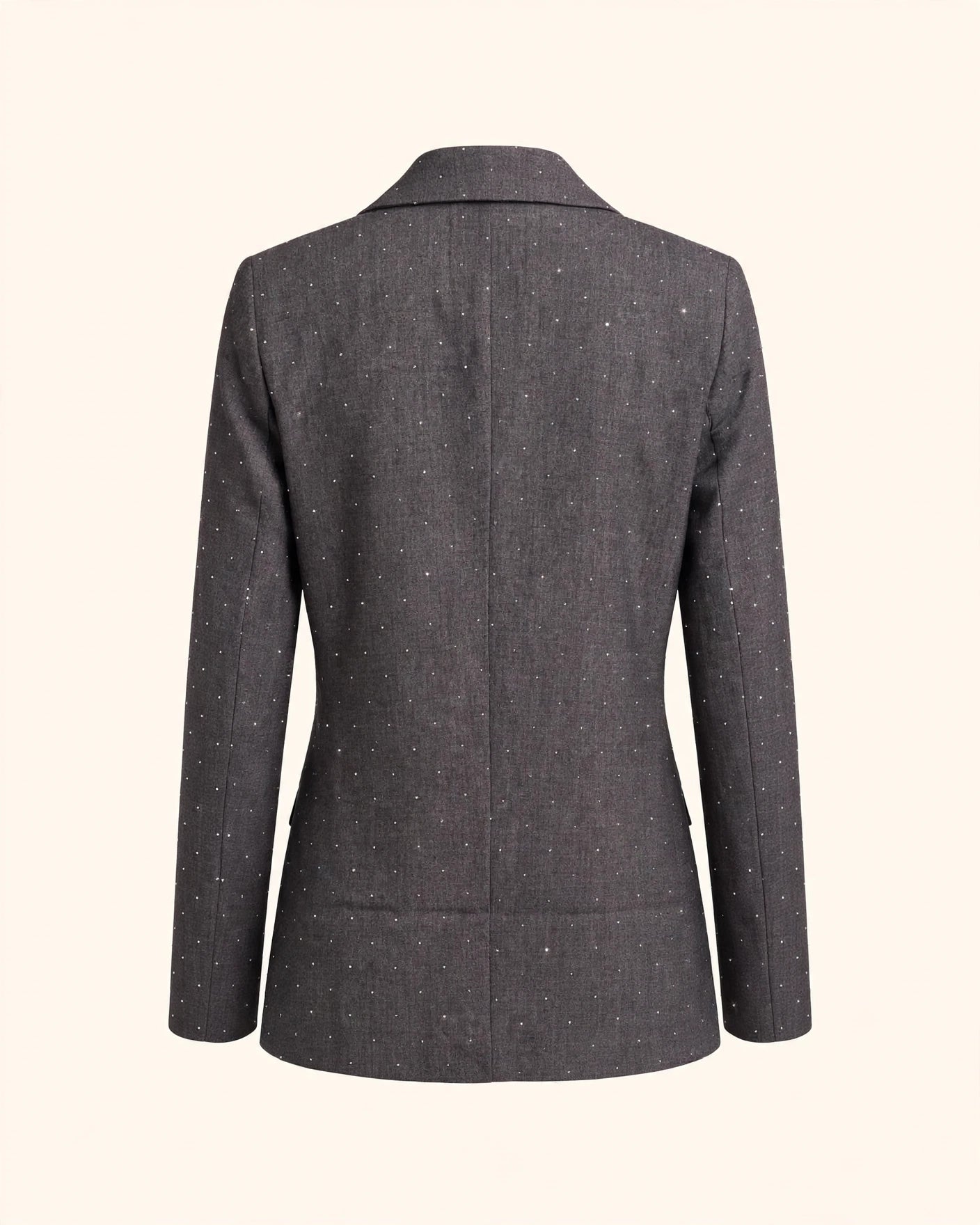Giacca monopetto con strass