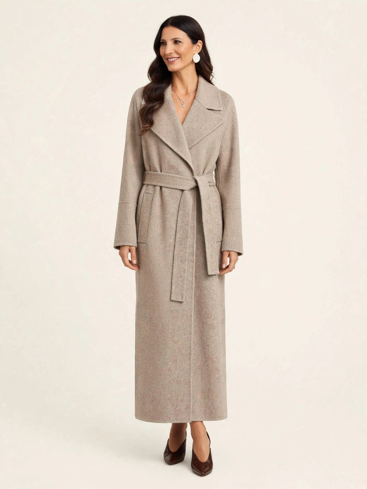 CAPPOTTO LUNGO CON CINTURA