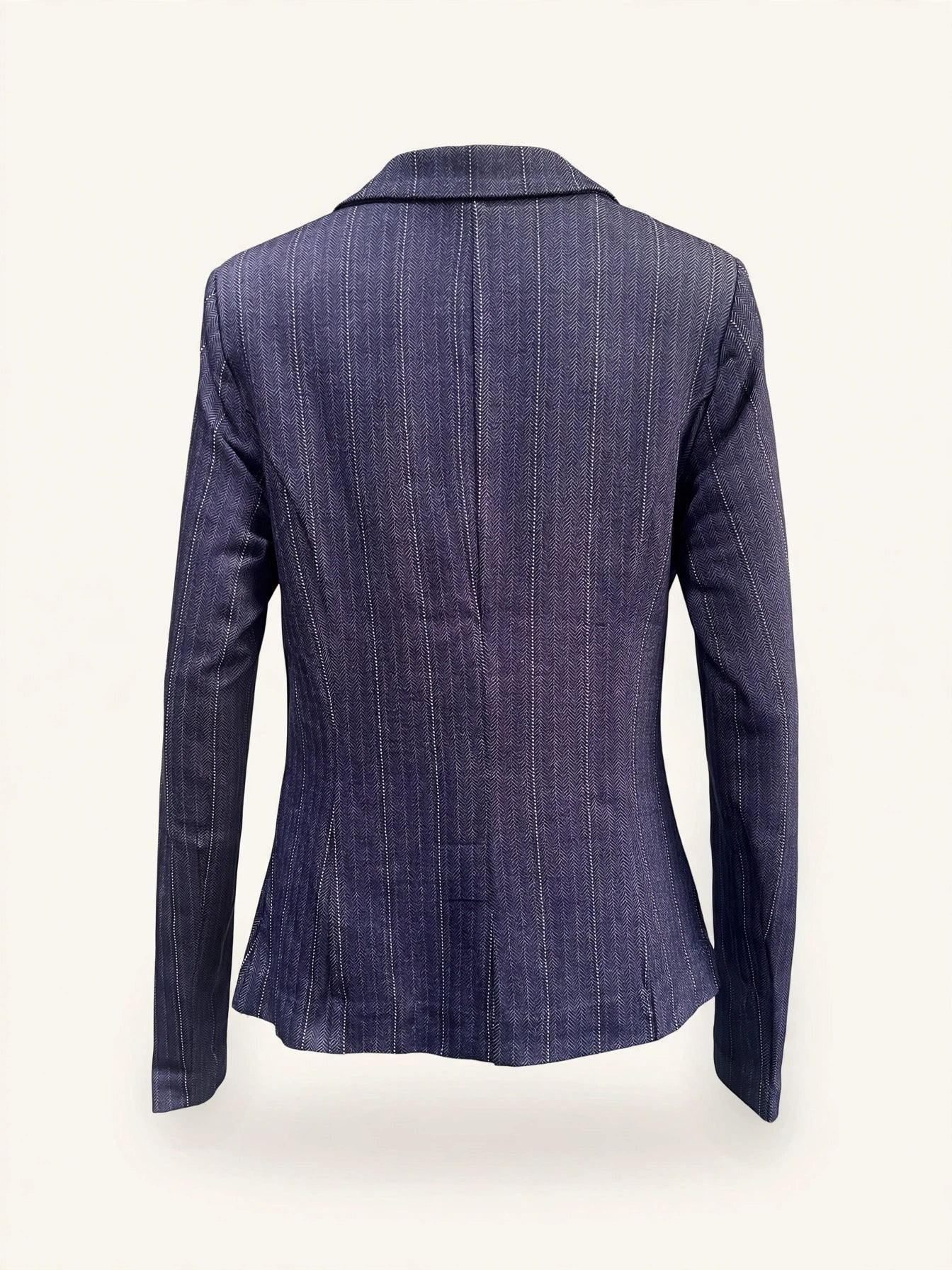 GIACCA DENIM RIGA BIANCA