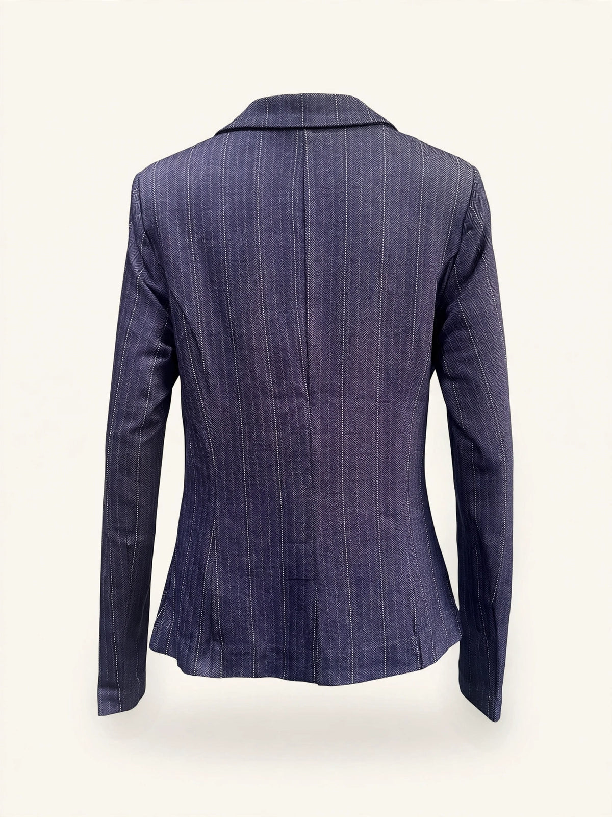 GIACCA DENIM RIGA BIANCA
