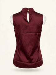 TOP RASO COLLO ALTO