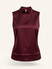 TOP RASO COLLO ALTO