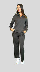 Pantalone con elastico modello tuta
