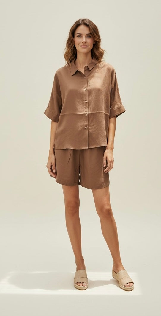 Camicia morbida linea dritta