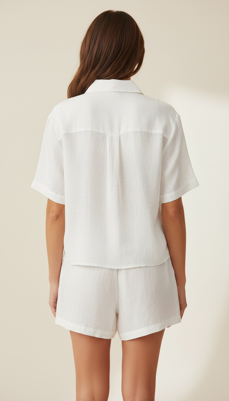Camicia morbida linea dritta