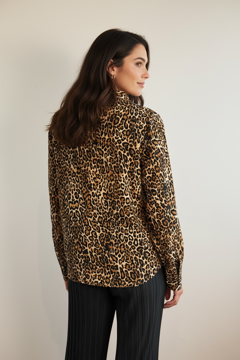 Camicia stampa animalier