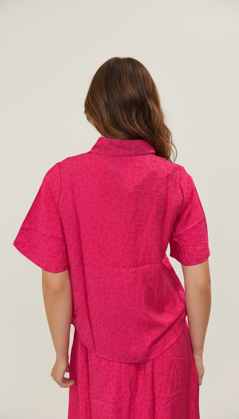 CAMICIA FANTASIA TINTA SU TINTA - image 2