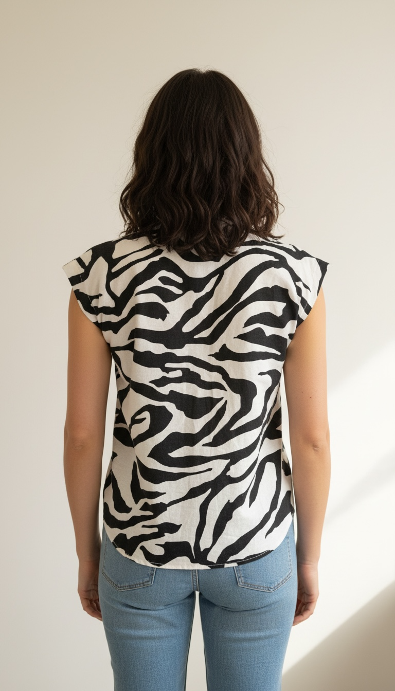 CAMICIA FANTASIA ANIMALIER ZEBRATA  - image 3