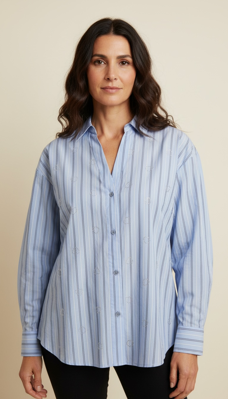 Camicia con piallettes