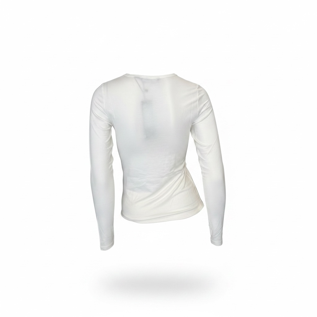 T-shirt manica lunga aderente girogola