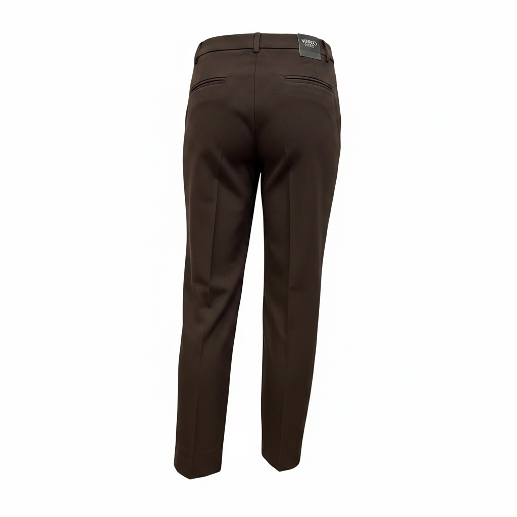 Pantalone gamba larga cintura sartoriale