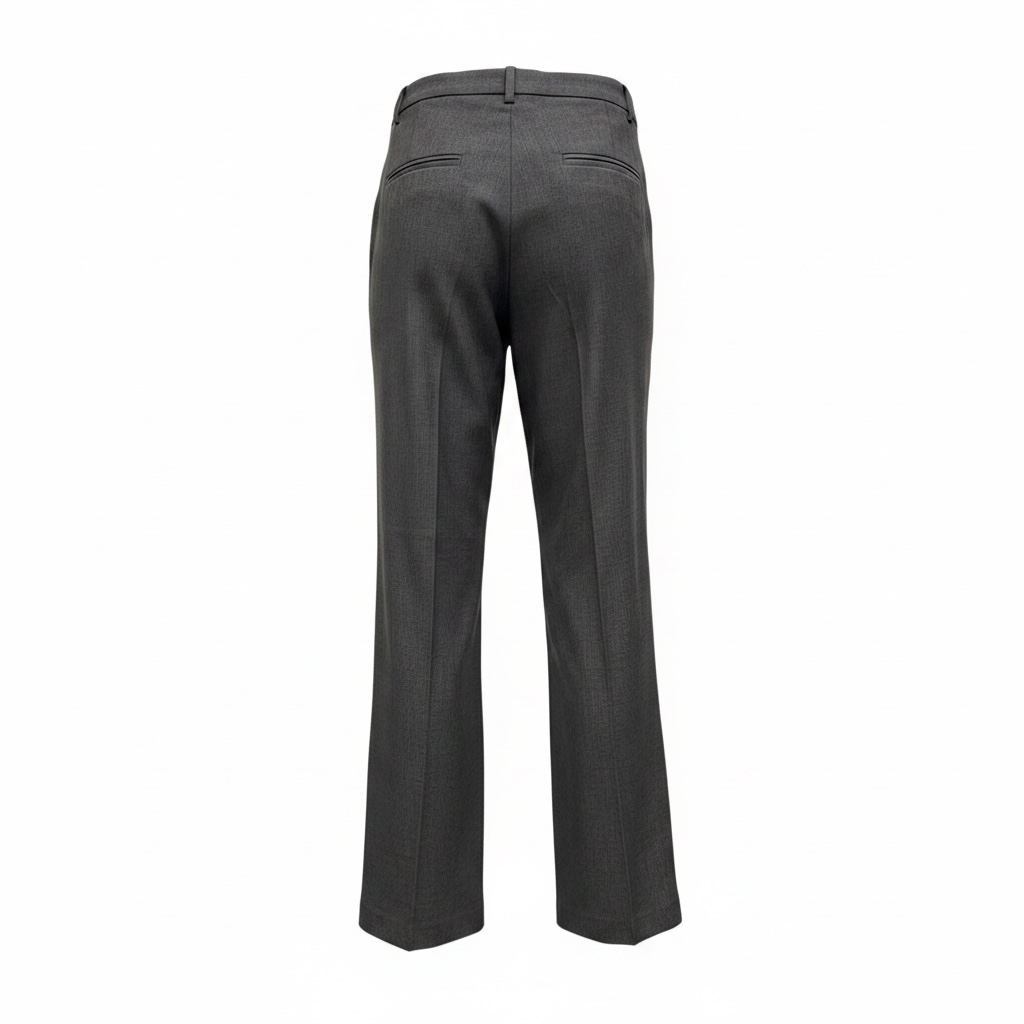 Pantalone gamba larga cintura sartoriale