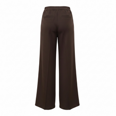 Pantalone in jersey gamba larga elasticizzato