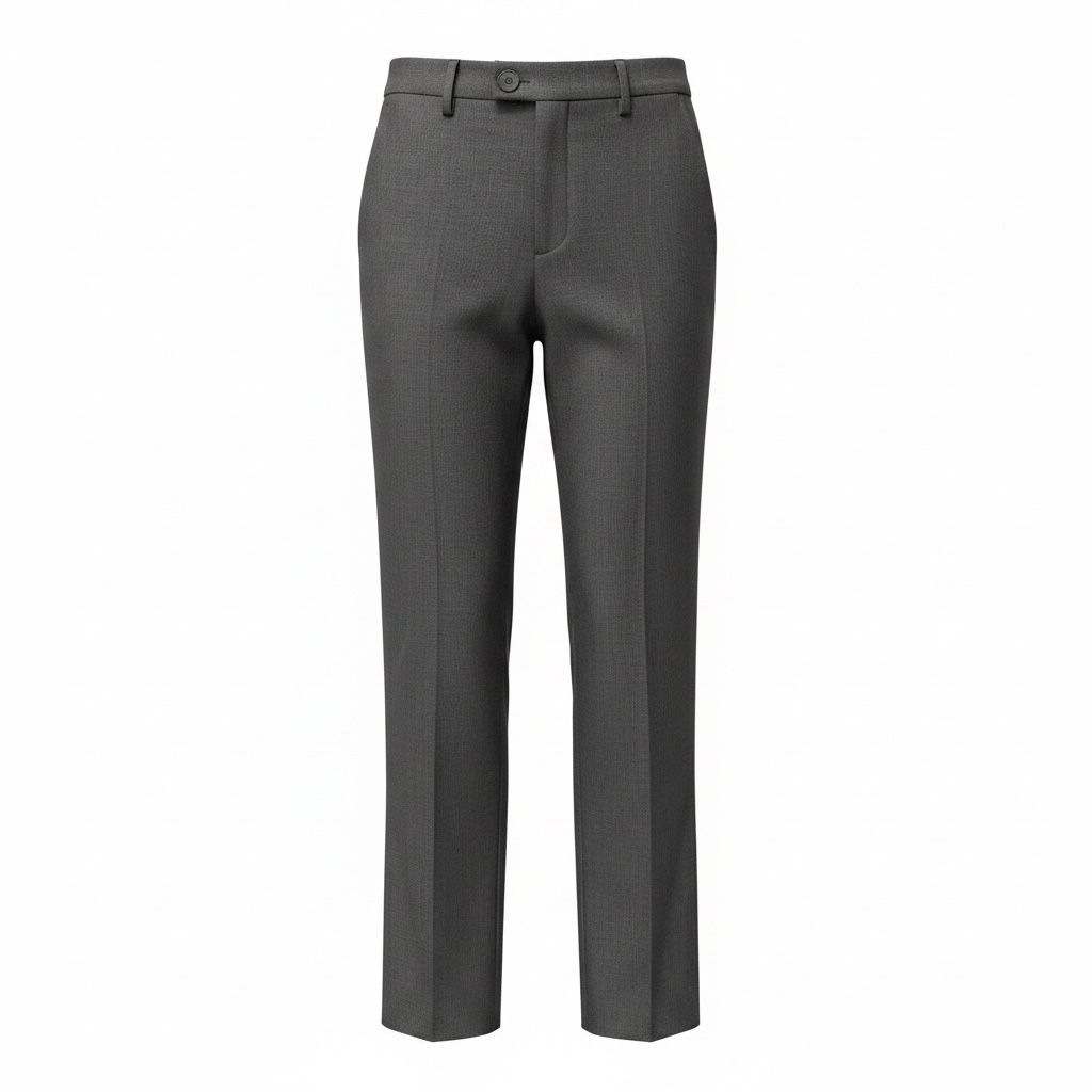 Pantalone gamba larga cintura sartoriale
