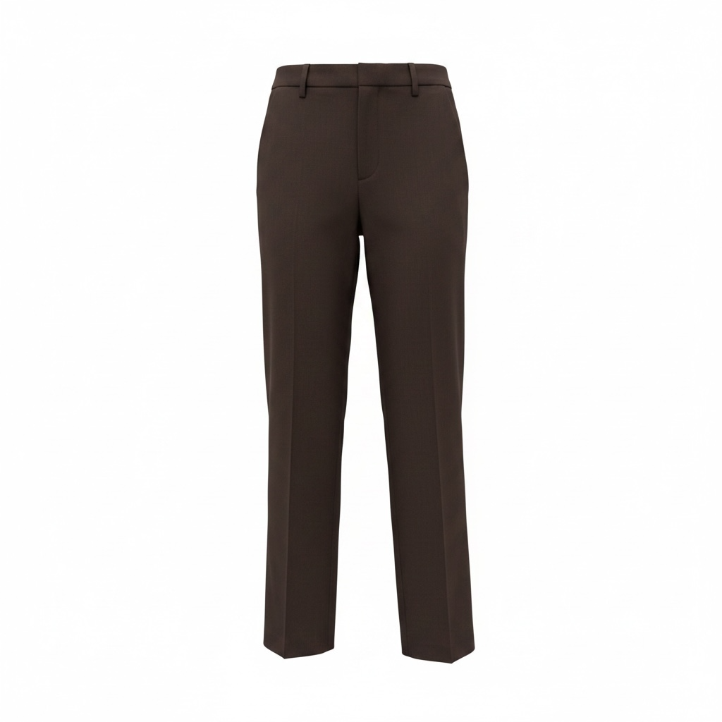 Pantalone gamba larga cintura sartoriale
