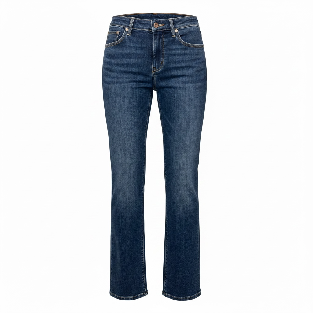 Jeans gamba larga elasticizzato 5 tasche