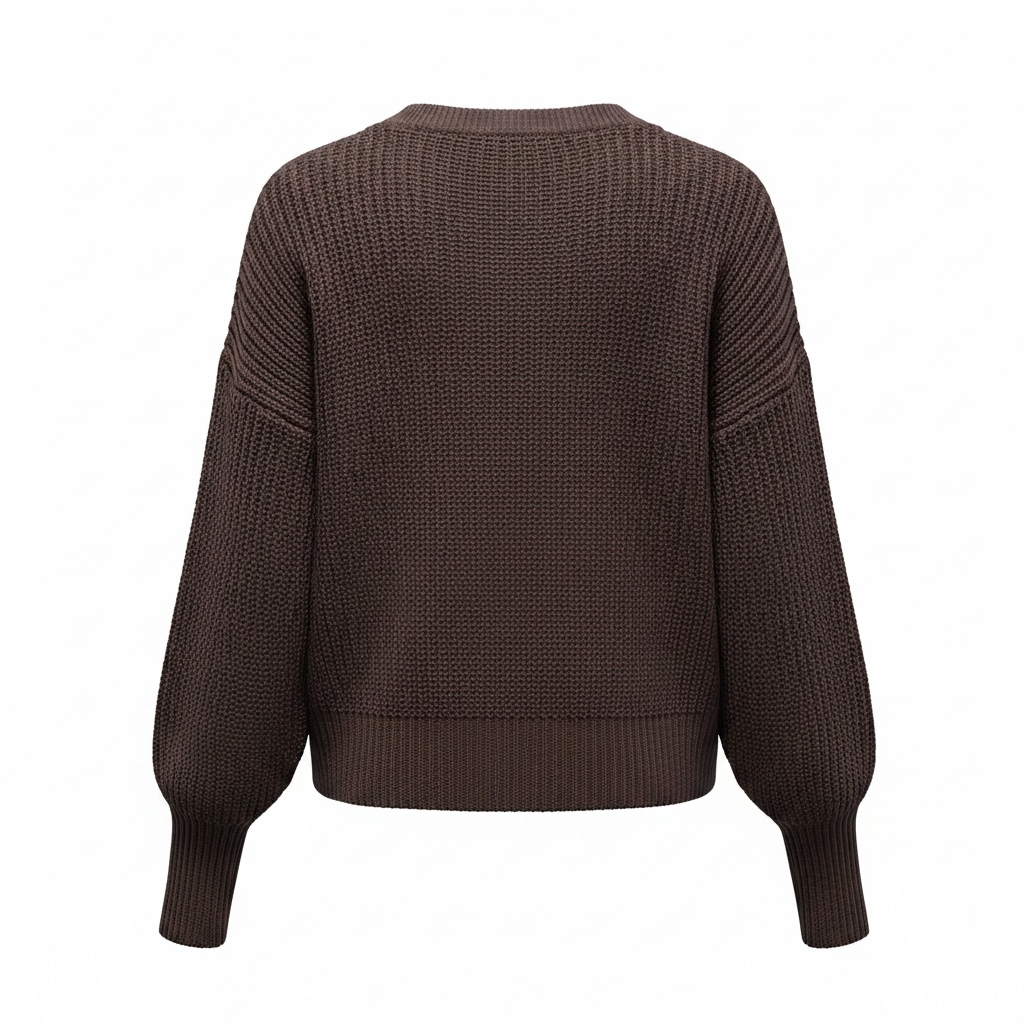 Cardigan con scollatura a V e bottoni sul davanti