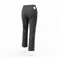 Pantalone dritto con elastico dietro e passanti