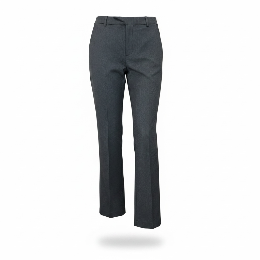 Pantalone dritto con elastico dietro e passanti