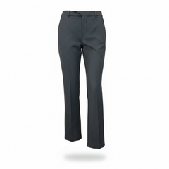 Pantalone dritto con elastico dietro e passanti
