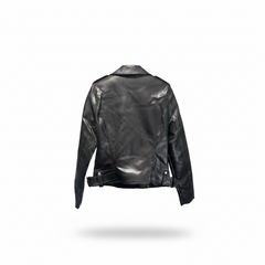 Giacca biker in ecopelle