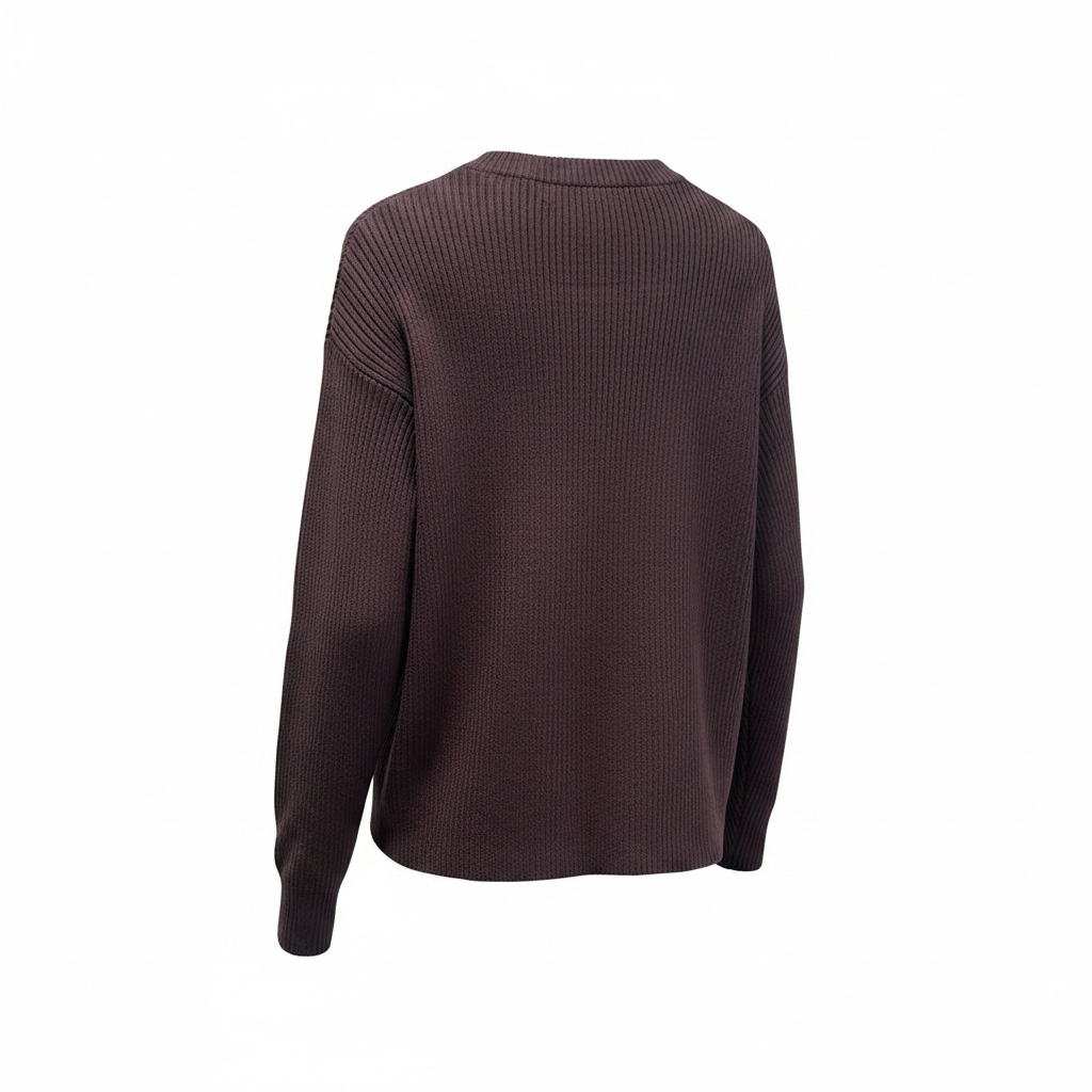 Maglione a costine verticali