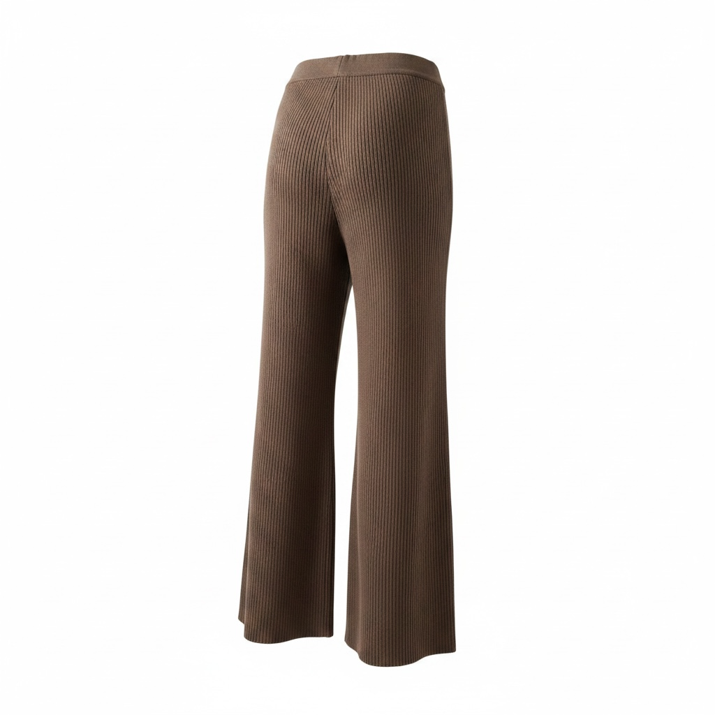 Pantaloni in maglina a coste