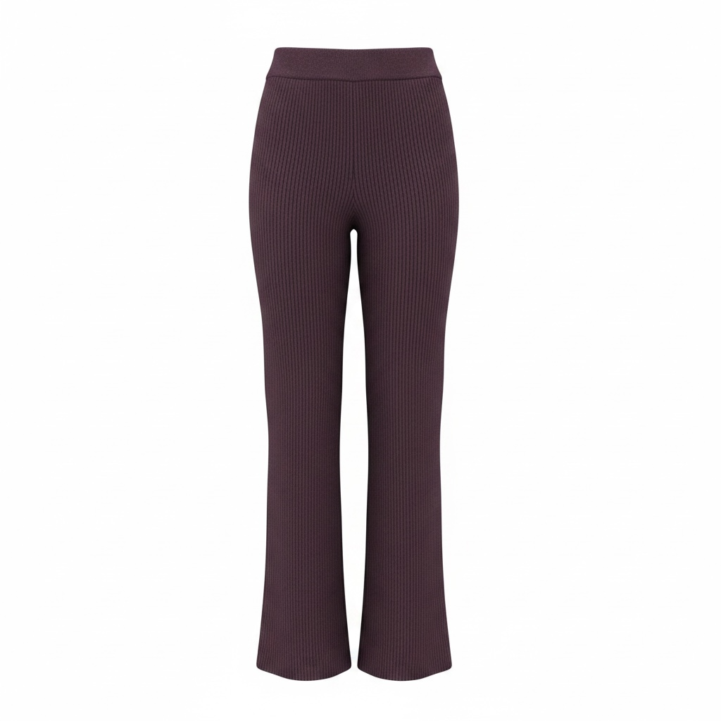 Pantaloni in maglina a coste