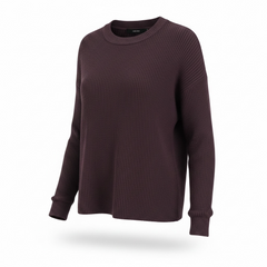 Maglione a costine verticali